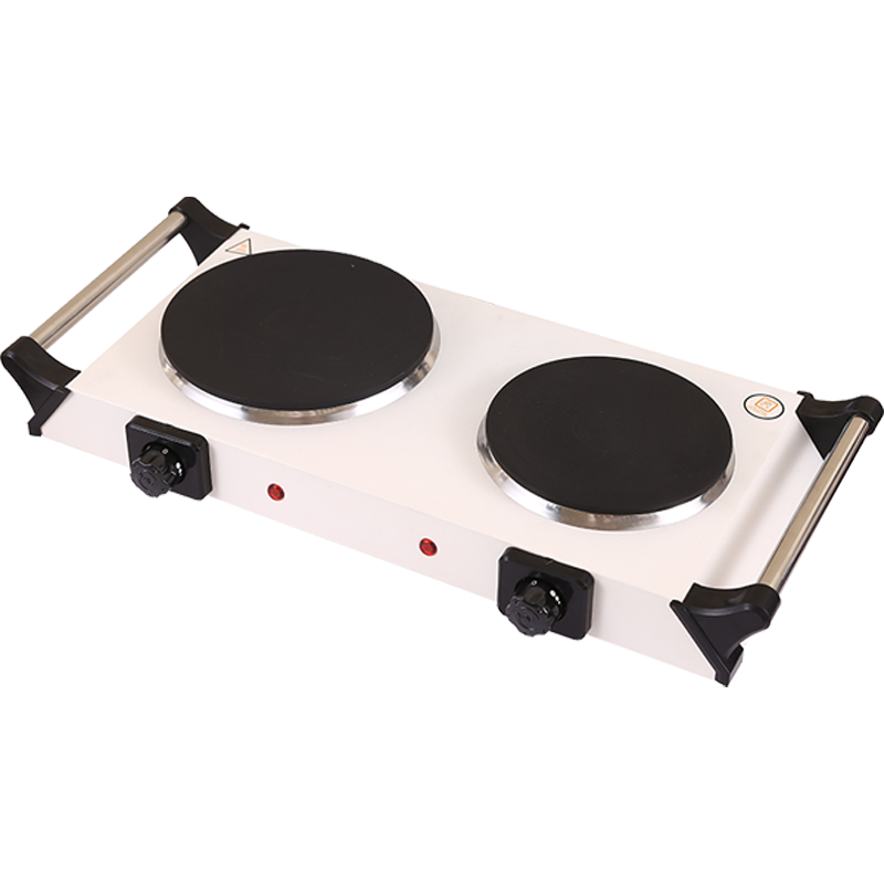 Portable Electric Double Burner Stove Hot Plate With Handle