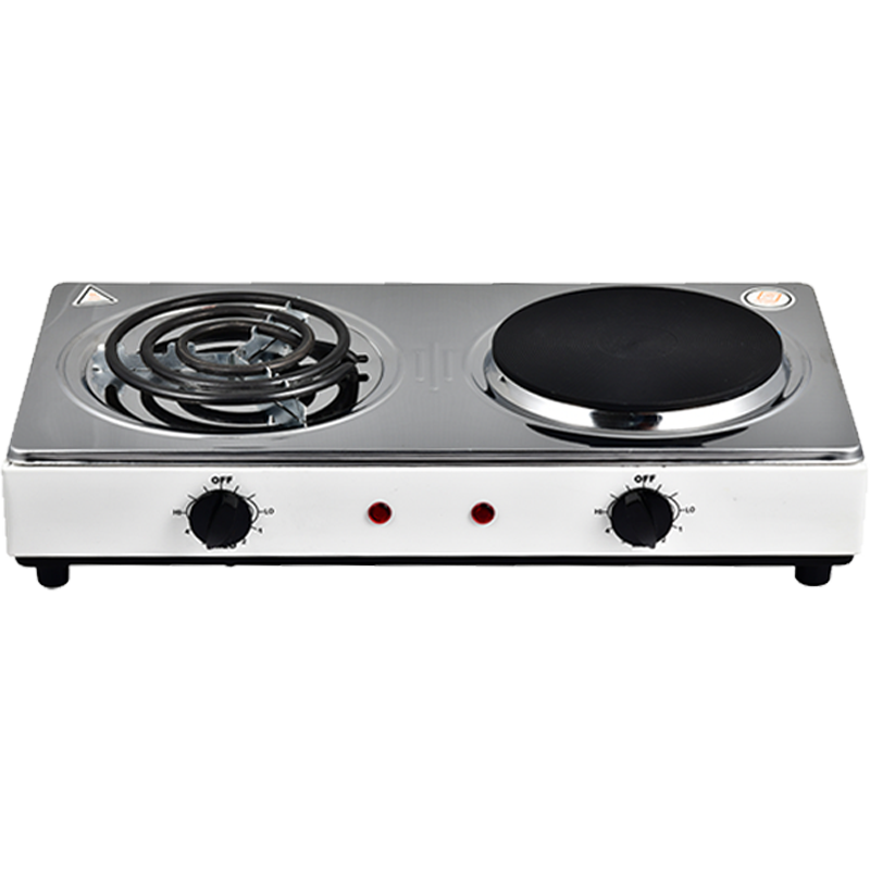 Electric Double Burner Hot Plate Heating Cooking Stove