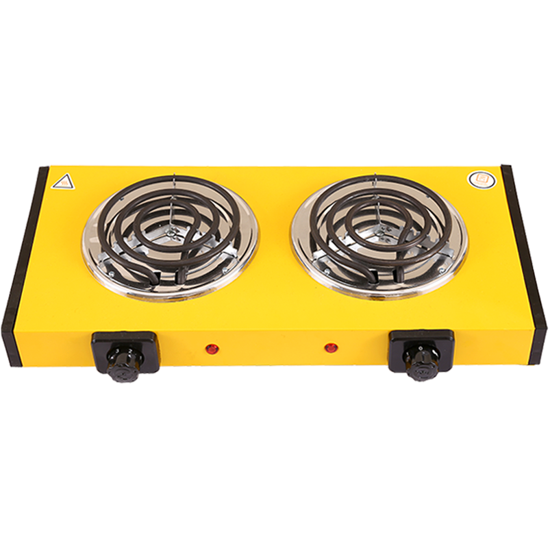 2000W Household Square Housing Double Electric Cooktop 