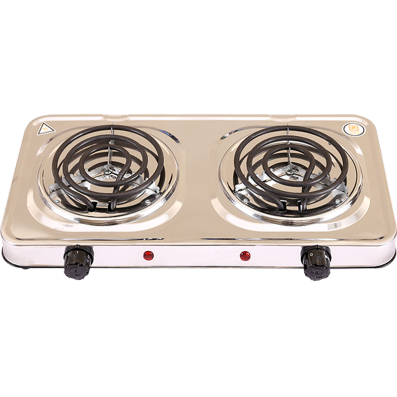 2 Burner Portable Cooking Stove Hot Plate for Home RV 