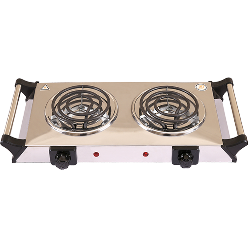 2000W Electric Heater Dual Coil Hot Plate Stove 